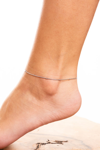 Osaka Tarnish Steel Dorika Chain Anklet