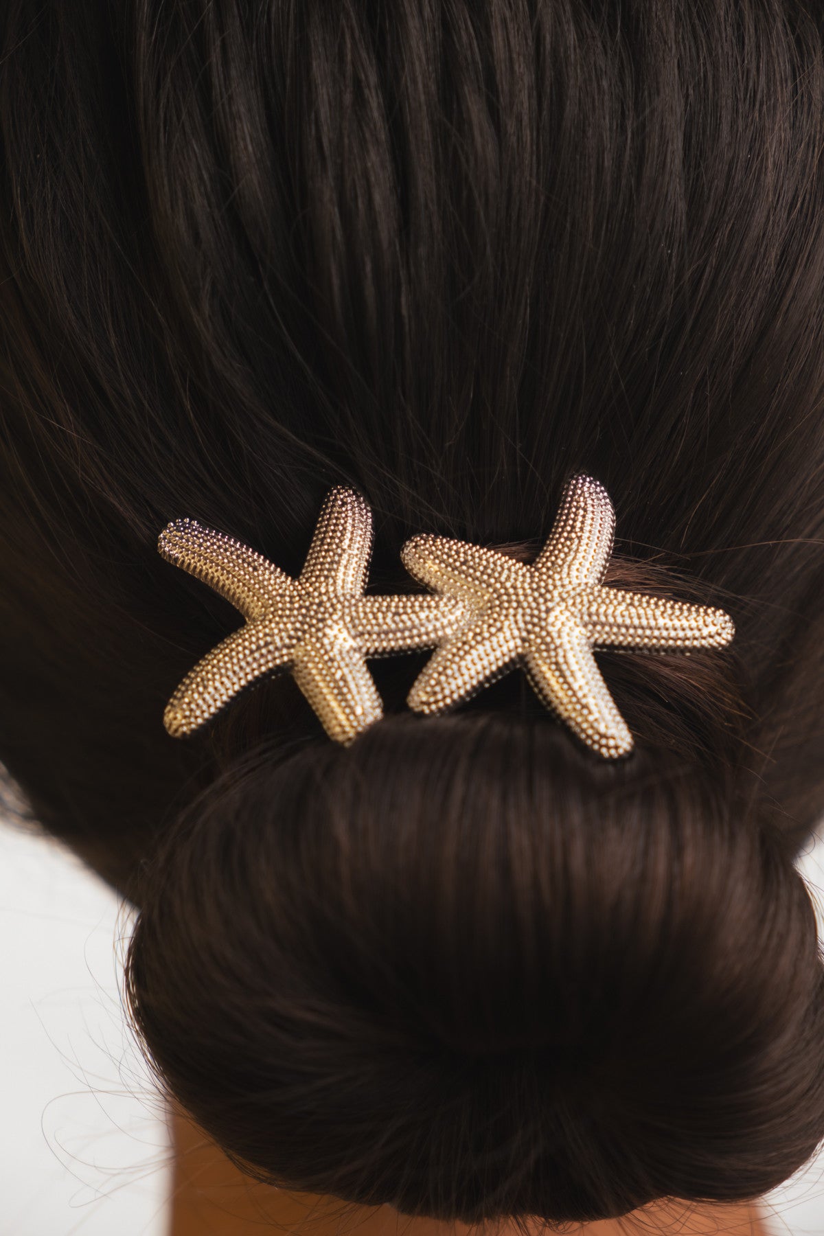 Genevieve Silver Color Elastic Hair Clip